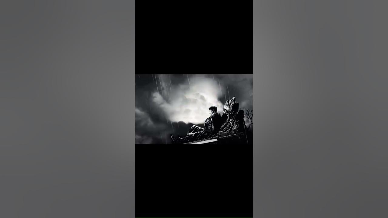 Berserk-Guts in the rain