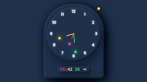 Build an Advanced Analog + Digital Clock | HTML CSS JavaScript Tutorial