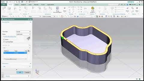 19 NX CAM  Cut Pattern in Face Mill Operation