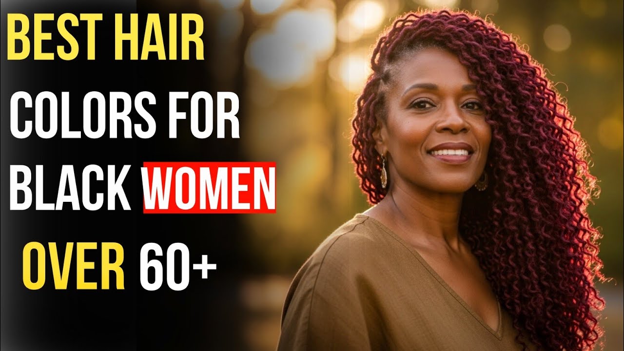 Best Hair Colors For Black Women Over 60+