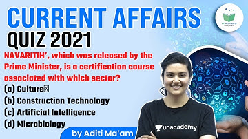 7:30 AM - NTA UGC NET 2021 | Current Affairs by Aditi Sharma | Current News MCQs Session