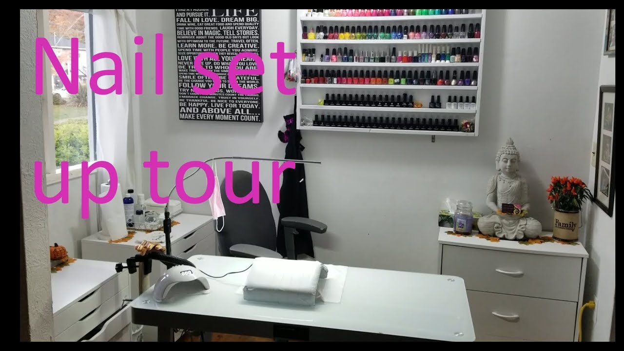 nail studio room tour