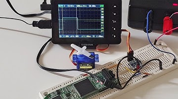 RC servo controller using PWM from an FPGA pin