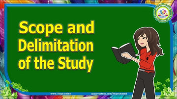 Scope and Delimitation of the Study
