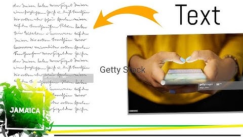 How to convert text to handwriting