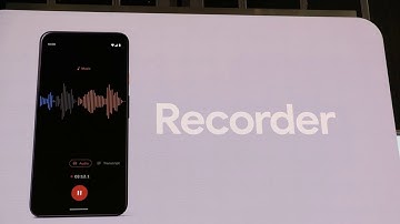 Pixel 4 Recorder app can transcribe speech in real time without an internet connection