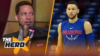 Chris Broussard on the 76ers struggling and its impact on LeBron’s next move | NBA | THE HERD