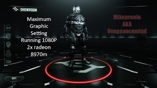 Eurocom Panther 5 Running Crysis 3 Max CrossfireX Radeon 8970m 1080P