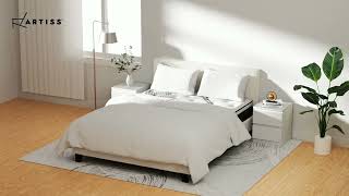 Artiss Boucle Bed Frame