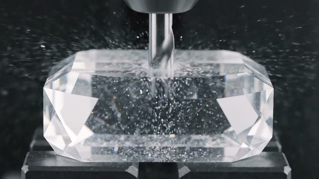 4K Macro Diamond Drilling ASMR | Slow Industrial Drill Sounds, Extreme Hardness, No Cuts