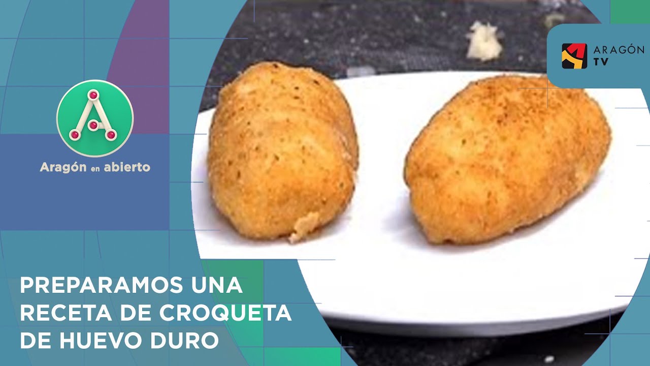 Croqueta de huevo duro