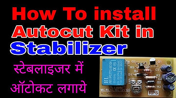 Auto cut circuit Board Connection Manual Stabilizer//12v Auto cut circuit Board