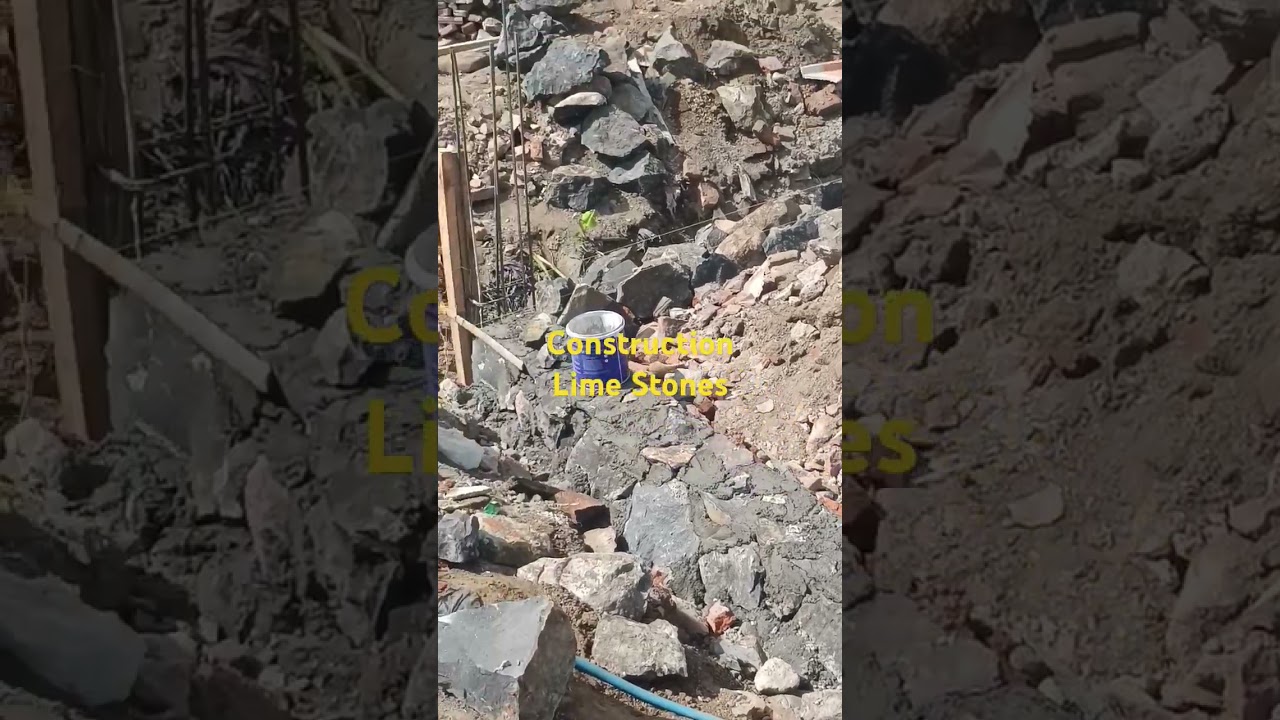 Construction Lime Stones #contructions #architecture #foundation #home #house #designinspiration #do