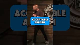 Audience members attack disabled guy 👀 #standupcomedy #comedy #standup #ableism #cottoneyejoe