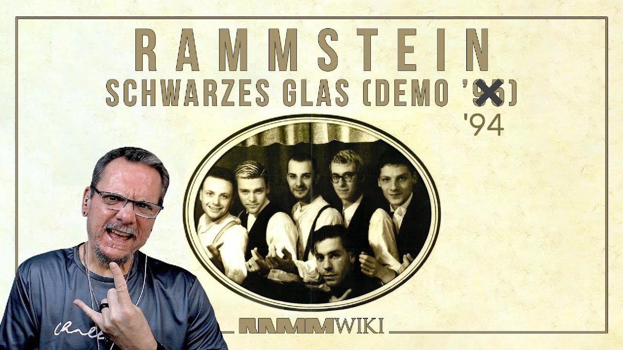 Rammstein  | Schwarzes Glas (english lyrics) | First Time Reaction.