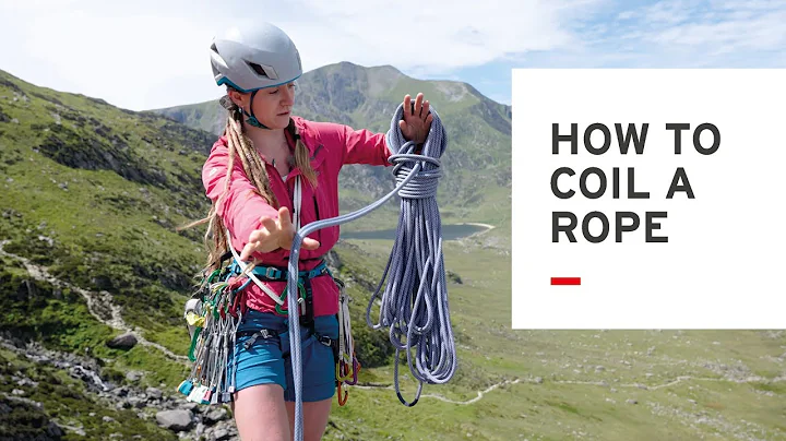 Learning to Trad Climb: How to a coil rope #BonusE...