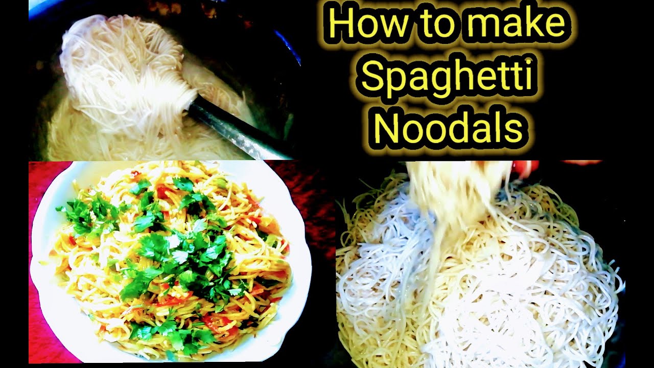 spaghetti noodles recipe step by step India ingredients say banay