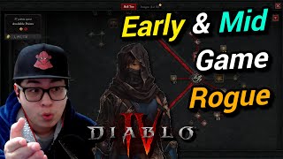 Diablo 4 - Best Rogue Leveling Build - Early & Mid Game - Level 40~ - Detailed Explanation