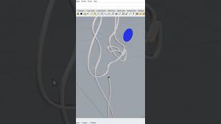 How to use the pipe option in rhino #lineart #drawing #creativedesigner