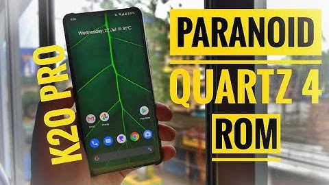 Paranoid quartz 4 Rom for K20pro, Hard on performance 😌😏