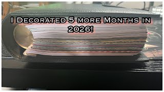 Decorating My Planner for 2026! April - August Chatty Flip-Through!