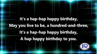 It's a hap hap happy birthday - English Party song with lyrics screenshot 5