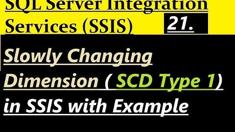 SCD Type 1 in SSIS