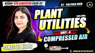 PLANT UTILITES | Unit-4 | Humidity Chart (Psychrometric Chart) | BTEUP 4TH 2026 - 27 #astechniclive