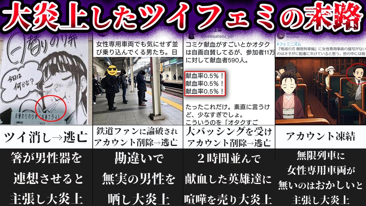 フェミニスト 炎上
