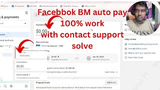 Facebook BM auto pay new video