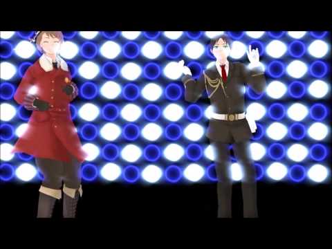 【APヘタリアMMD】 Spinal Fluid Explosion Girl 【Romania, Bulgaria】