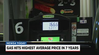 Gas prices surge to 7-year high