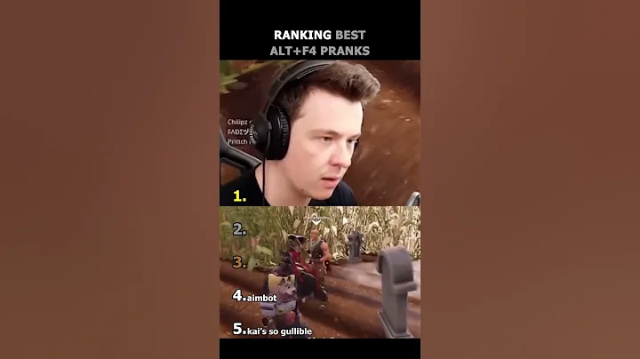 Ranking Best Alt-F4 Pranks 💀