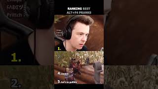 Ranking Best Alt-F4 Pranks