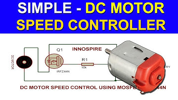 How to Make DC Motor Speed Controller at Home |  DC Motor Speed Control using Potentiometer