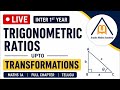 🔴 Trigonometric Ratios & Transformations LIVE | Inter 1st Year Maths 1A | Most Important Problems
