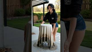 Cement Towel Planter DIY 😍 Viral Garden Hack