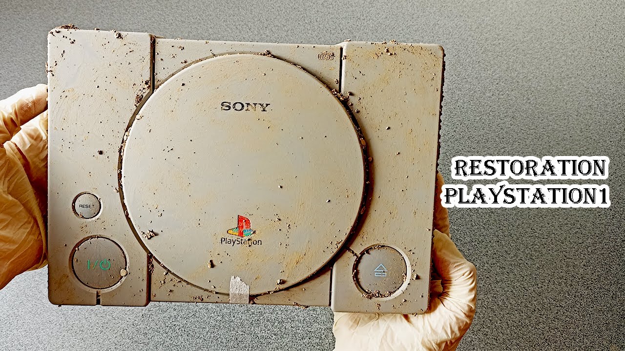 Restoration of dirty PlayStation 1 (PS1) / restoration of the original