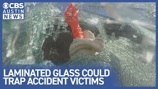 "Unbreakable" car windows make it tough to escape in emergencies