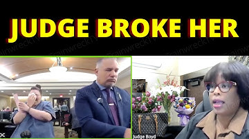 JUDGE BOYD SHOCKED DEFENDANT WITH HER SENTENCING & NO CONTACT WITH KIDS.