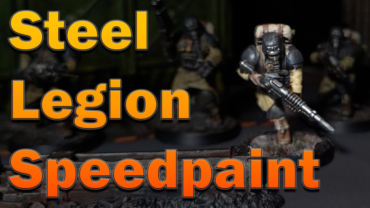 My Speedpainting Method for Armageddon Steel Legion YouTube