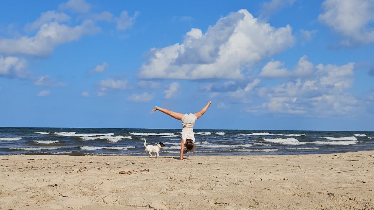 Павилоста, Балтийское море / Pavilosta, on the beach of Baltic sea,  the end of The Summer 2024