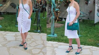 Summer Fashion Sewing Tutorial: How to Make a Perfect Button-up Sundress