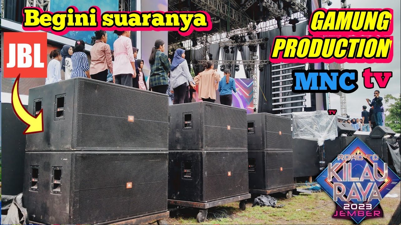 GAMUNG PRODUCTION begini suaranya | MNCTV JEMBER || JBL Produc