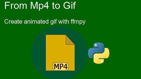 How to transform an mp4 to gif with python and ffmpeg