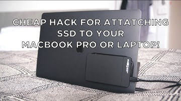 Cheap hack for attaching SSD to your Macbook Pro or any other Laptop!