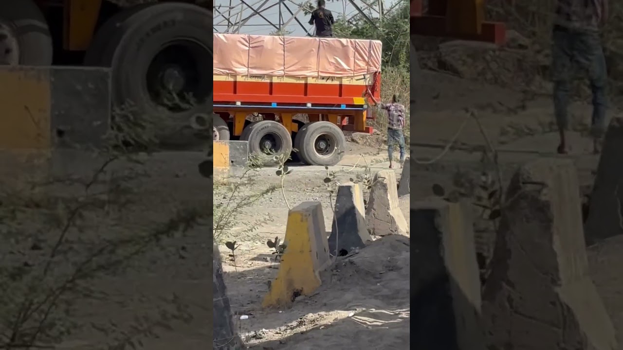 New Tata truck at loading point 