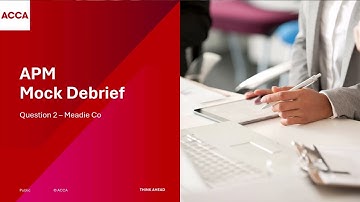 APM Pre-December 2025 Mock Debrief (Q2)