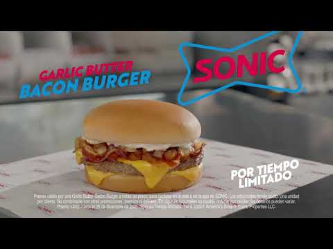 Sonic Drive-In Restaurants TV Commercial Nueva Sonic Garlic Butter Bacon Burger