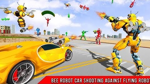 Bee Robot Car Transformation Game: Robot Car Games Cradley Creations Latest Gameplay